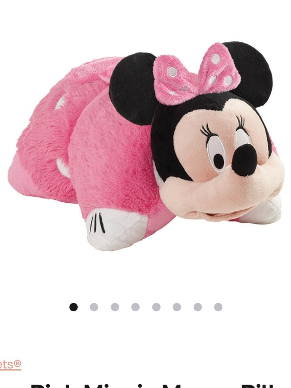 Disney Pink Minnie Mouse Plush Pillow